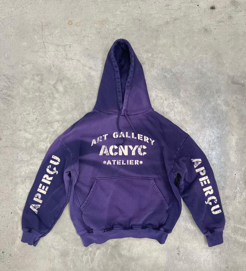 Faded clearance purple hoodie